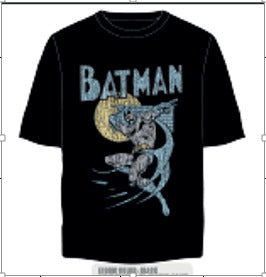 Polera MC hombre batman luna desgastada DC comics