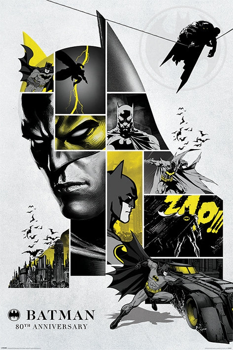 Póster Batman (80th anniversary)